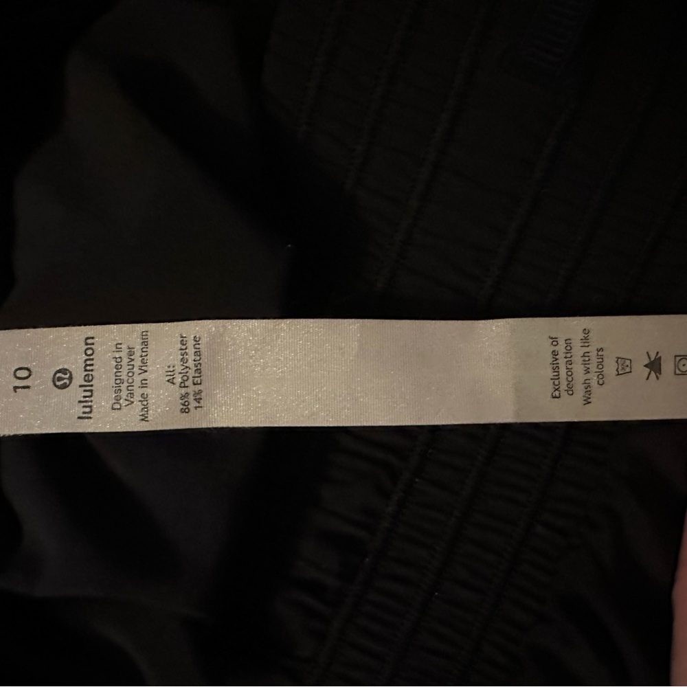 lululemon athletica Black Circle Skirt with Elastic Drawstring Waist - Picture 5 of 5